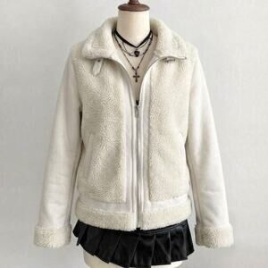 Vintage High Neck Fur Coat Acubi Subversive Indie Sleaze Cybercore Y2K